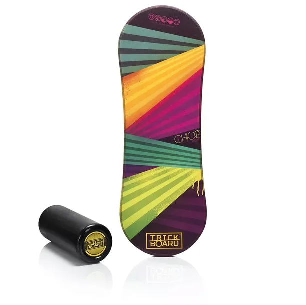 Deska do balansowania równowagi TRICKBOARD Chica + certyfikat TUV + wałek