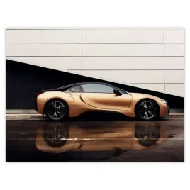 plakaty-40x30-zlote-bmw-samochod-auto