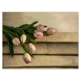 plakaty-40x30-bukiet-rozowych-tulipanow