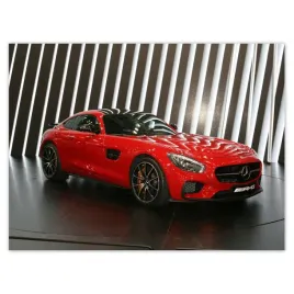 plakaty-40x30-czerwony-mercedes-amg