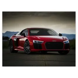 plakaty-40x30-czerwone-audi-quattro