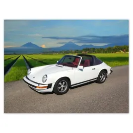 plakaty-40x30-biale-porsche