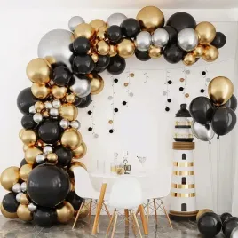 balony-girlanda-balonowa-czarno-zlota-slub-wesele-dekoracje-urodzinowe