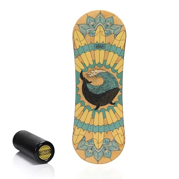 Balance Board Trickboard Mandala deska do treningu + WAŁEK + CERTYFIKAT