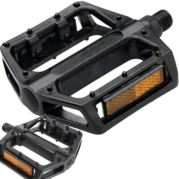 Sportown pedały rowerowe aluminiowe piny pinami szerokie MTB BMX 9/16”