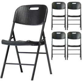 krzeslo-skladane-rozkladane-ogrodowe-cateringowe-biurowe-rattan-czarne-x4