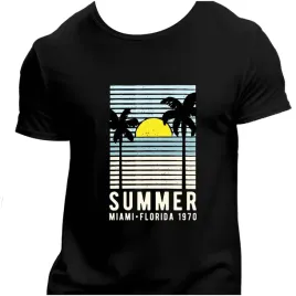 koszulka-meska-czarna-nadruk-miami-florida-4xl