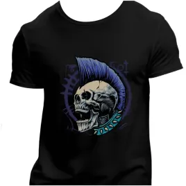 koszulka-meska-czarna-nadruk-czaszka-punk-4xl