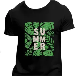 koszulka-meska-czarna-nadruk-summer-4xl