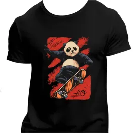 koszulka-meska-czarna-nadruk-panda-na-deskorolce-3xl