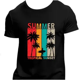 koszulka-meska-czarna-nadruk-tropical-summer-5xl