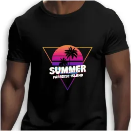 koszulka-meska-czarna-nadruk-summer-paradise-island-3xl