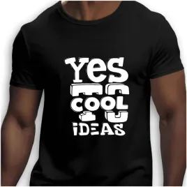 koszulka-meska-czarna-nadruk-yes-to-cool-ideas-3xl