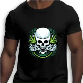 koszulka-meska-czarna-nadruk-czaszka-weed-4xl
