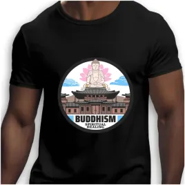 koszulka-meska-czarna-nadruk-buddhism-3xl