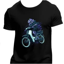 koszulka-meska-czarna-nadruk-motocyklista-5xl