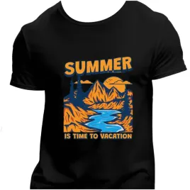 koszulka-meska-czarna-nadruk-summer-vacation-3xl