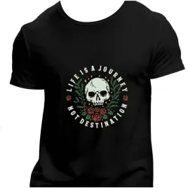 koszulka-meska-czarna-nadruk-life-is-a-journey-3xl