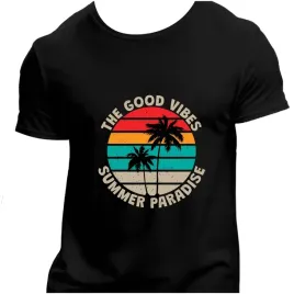 koszulka-meska-czarna-nadruk-summer-paradise-4xl