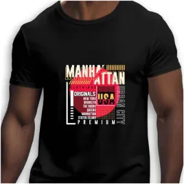 koszulka-meska-czarna-nadruk-manhattan-3xl