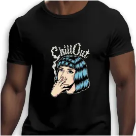 koszulka-meska-czarna-nadruk-chillout-3xl