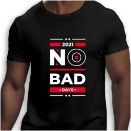 koszulka-meska-czarna-nadruk-no-bad-days-4xl