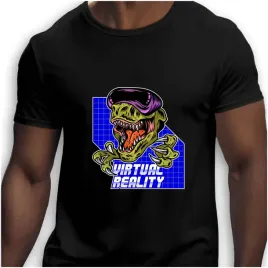 koszulka-meska-czarna-nadruk-virtual-reality-3xl