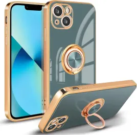 etui-iphone-13-szare-silikon-z-ringiem-magnes-blyszczace-360