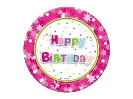talerzyki-papierowe-na-urodziny-happy-birthday-rozowe-18-cm-6-szt