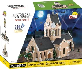 klocki-cobi-2299-kosciol-w-sainte-mere-eglise-hc-ww2-2280-el-normandia