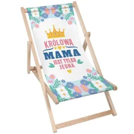 lezak-krolowa-mama-pomysl-na-prezent-dzien-mamy-drewniany-ogrodowy-plazowy