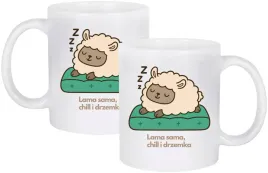 kubek-330-ml-lama-sama-chill-i-drzemka-spioch-zabawne-331