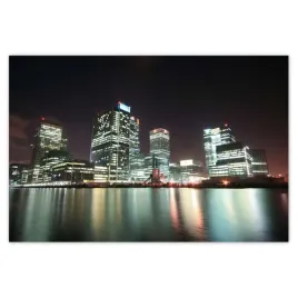 naklejki-60x40-oswietlone-wiezowce-w-londynie