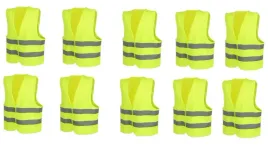 kamizelka-odblaskowa-ostrzegawcza-zolta-zestaw-kamizelek-kamizelki-10szt