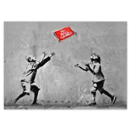 naklejki-70x50-banksy-no-ball-games