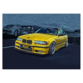 naklejki-70x50-zloty-samochod-bmw-auto