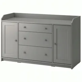 ikea-hauga-kredens-szary-140x84-cm