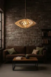 lampa-wiszaca-drewniana-fala-natury