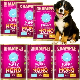 karma-mokra-dla-psa-szczeniat-monobialkowa-champer-puppy-indyk-6x400g