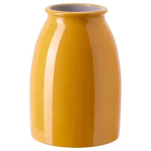 ikea-kopparbjork-wazon-jaskrawozolty-21-cm
