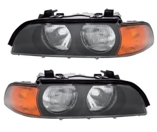 REFLEKTORY GŁÓWNE LAMPY KOMPLET PRZÓD BMW 5 E39 1995-2000 Z SILNIKIEM NOWE