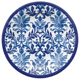 paw-talerze-papierowe-round-18-cm-indigo-weave-8-sztuk