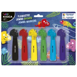 kidea-flamastry-grube-jumbo-z-figurka-dinozaury