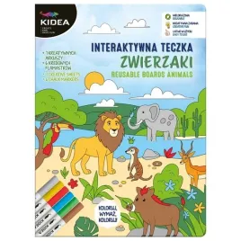 kidea-interaktywna-teczka-malego-artysty-b5-zwierzaki