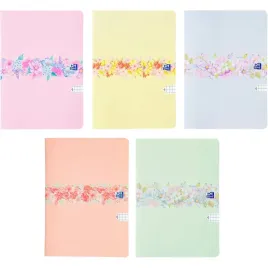 oxford-zeszyt-szkolny-a5-32-kartki-w-kratke-flowers-5-sztuk