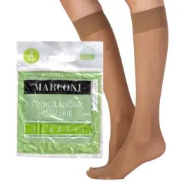 marconi-elastil-podkolanowki-damskie-bezowe-2-pary