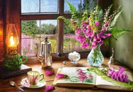 puzzle-1000-ukladanka-martwa-natura-smoczy-kwiaty-lwia-paszcza-9-castor