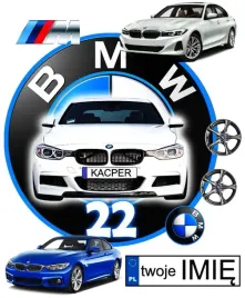 oplatek-na-tort-logo-bmw-z-frontem-auta-twoje-imie-7-elementow-na-bok