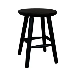 taboret-sosnowy-okragly-siedzisko-33-cm-czarny