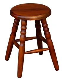 taboret-kuchenny-toczony-okragly-drewno-kalwados